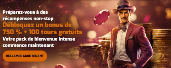 Bonus de Bienvenue – Triple Bonus Progressif